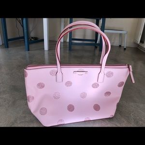 Kate Spade Polka Dot Pink Handbag